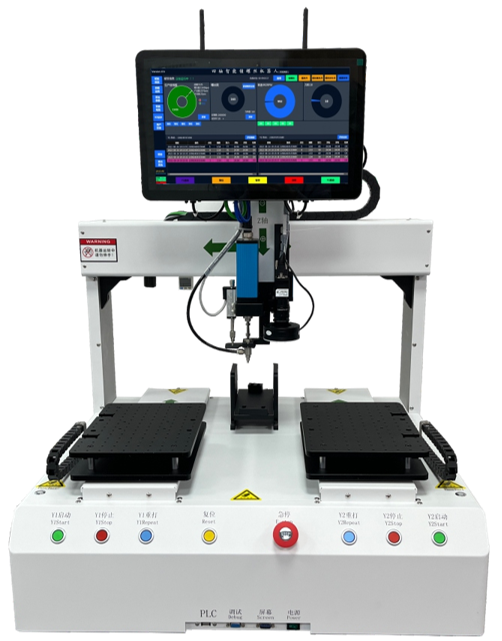 桌面式四軸視覺(jué)智能鎖螺絲機(jī)